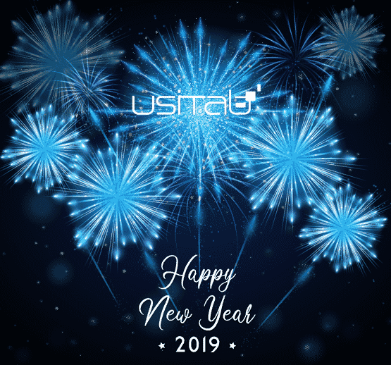 Usitab souhaite une merveilleuse année 2019 à toute l'industrie 4.0