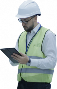 Audit sur tablette par un opérateur terrain